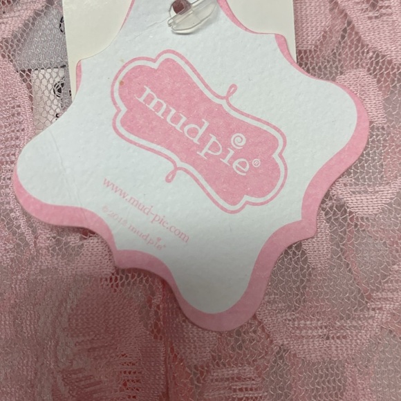 Mud Pie Pink Lace Baby Tights - Picture 4 of 8